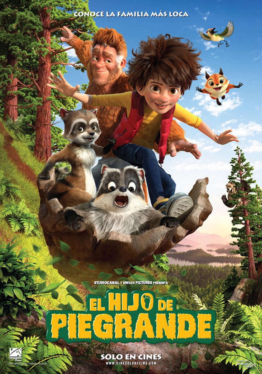 El hijo de pie grande